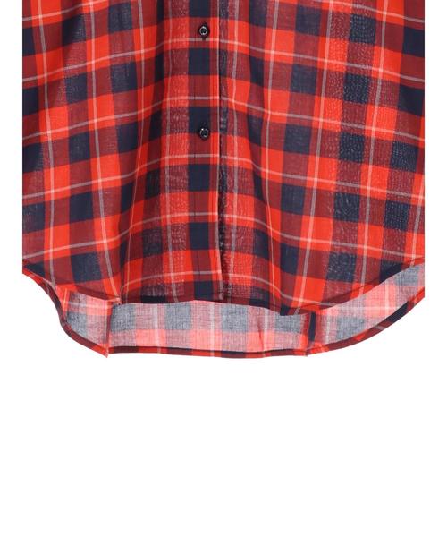 AMERICAN HOLIC(アメリカンホリック)の「12col. ベーシックソフトシャツ *(シャツ/ブラウス・レディース・ピンク/ネイビー/ブルー系その他4/マルチ/ベージュ系その他4/レッド系その他7/ブルー系その他5/サックスブルー/オフホワイト/ブルー系その他7/その他5/その他7・L/M)」の22枚目の写真