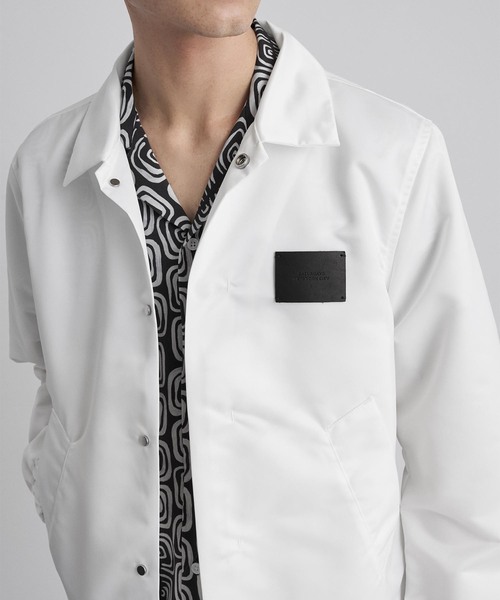 Saturdays NYC(サタデーズ ニューヨークシティ )の「Cooper Satin Jacket(ブルゾン・メンズ・ブラック/ホワイト/オリーブ・M/S/X-LARGE/X-SMALL/L)」の4枚目の写真