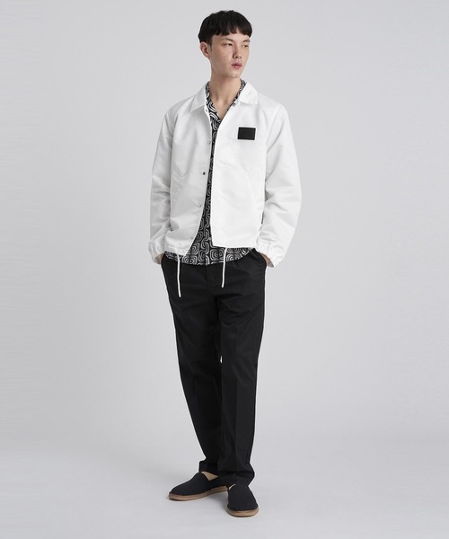 Saturdays NYC(サタデーズ ニューヨークシティ )の「Cooper Satin Jacket(ブルゾン・メンズ・ブラック/ホワイト/オリーブ・M/S/X-LARGE/X-SMALL/L)」の8枚目の写真