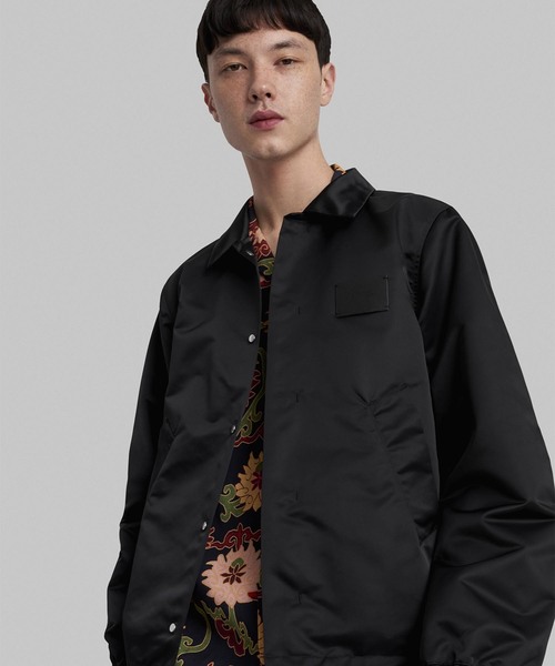 Saturdays NYC(サタデーズ ニューヨークシティ )の「Cooper Satin Jacket(ブルゾン・メンズ・ブラック/ホワイト/オリーブ・M/S/X-LARGE/X-SMALL/L)」の14枚目の写真
