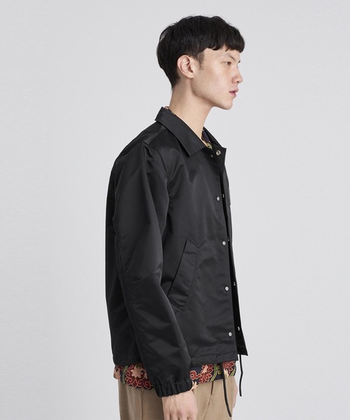 Saturdays NYC(サタデーズ ニューヨークシティ )の「Cooper Satin Jacket(ブルゾン・メンズ・ブラック/ホワイト/オリーブ・M/S/X-LARGE/X-SMALL/L)」の10枚目の写真