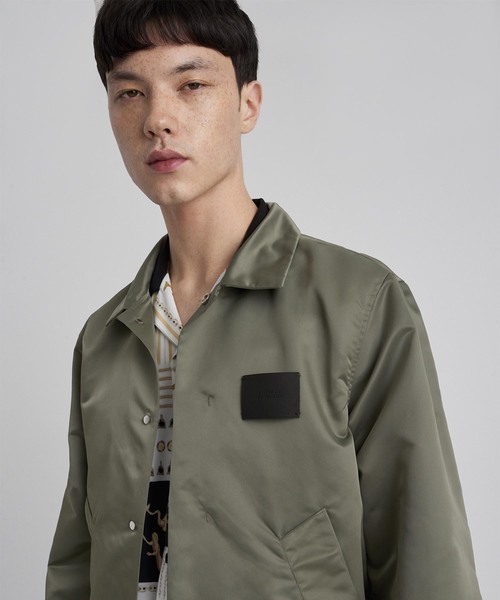 Saturdays NYC(サタデーズ ニューヨークシティ )の「Cooper Satin Jacket(ブルゾン・メンズ・ブラック/ホワイト/オリーブ・M/S/X-LARGE/X-SMALL/L)」の17枚目の写真