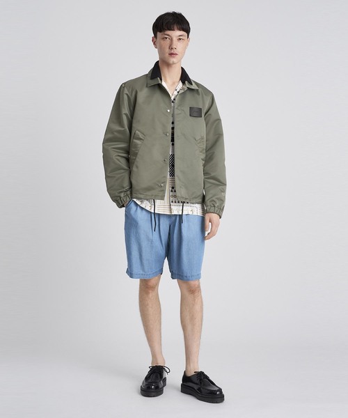 Saturdays NYC(サタデーズ ニューヨークシティ )の「Cooper Satin Jacket(ブルゾン・メンズ・ブラック/ホワイト/オリーブ・M/S/X-LARGE/X-SMALL/L)」の15枚目の写真