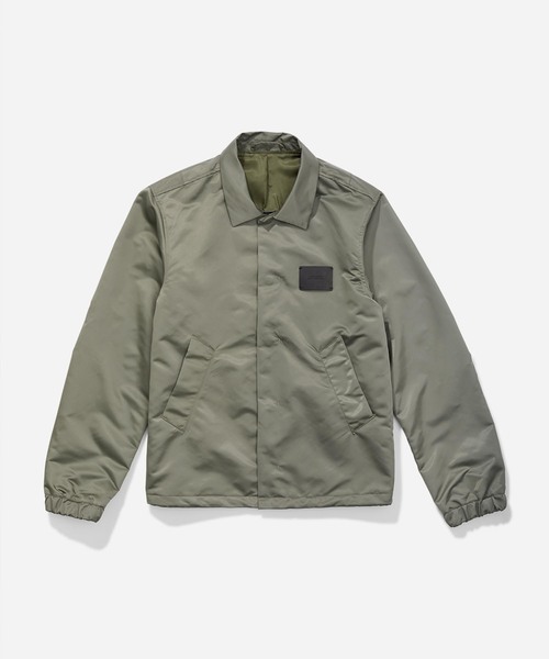 Saturdays NYC(サタデーズ ニューヨークシティ )の「Cooper Satin Jacket(ブルゾン・メンズ・ブラック/ホワイト/オリーブ・M/S/X-LARGE/X-SMALL/L)」の11枚目の写真