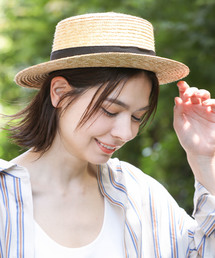 【田中帽子×SALON】カンカン帽