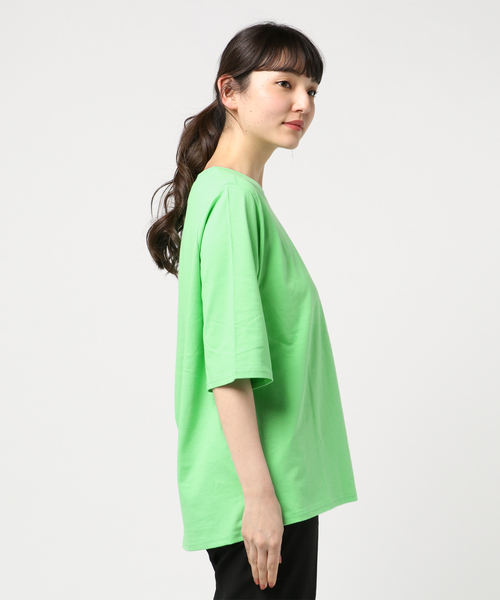 DING（ディング）の「DING/CHEESE Tシャツ（Tシャツ/カットソー・レディース・ホワイト/イエロー/グリーン・FREE）」の4枚目の写真