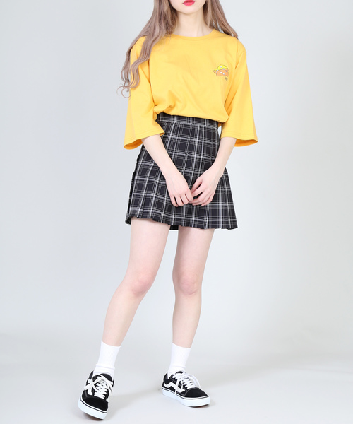 DING（ディング）の「DING/CHEESE Tシャツ（Tシャツ/カットソー・レディース・ホワイト/イエロー/グリーン・FREE）」の12枚目の写真