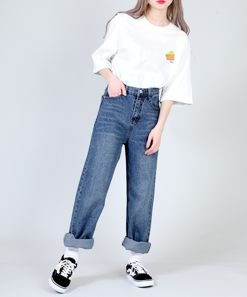 DING（ディング）の「DING/CHEESE Tシャツ（Tシャツ/カットソー・レディース・ホワイト/イエロー/グリーン・FREE）」の14枚目の写真