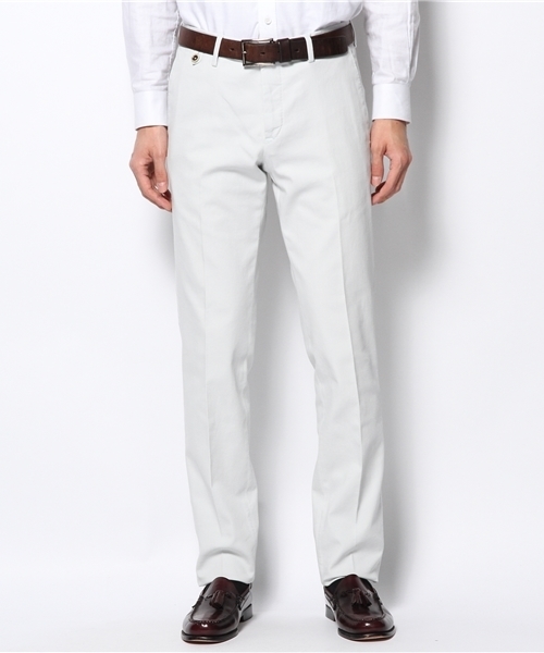 PT01(ピーティーゼロウーノ)の「◎PT01 / “St Barth” ストレッチオックスフォード(その他パンツ・メンズ・オフホワイト/オレンジ/グリーン系その他/ライトブルー/レッド系その他・46/44/48/42/52/50)」の2枚目の写真