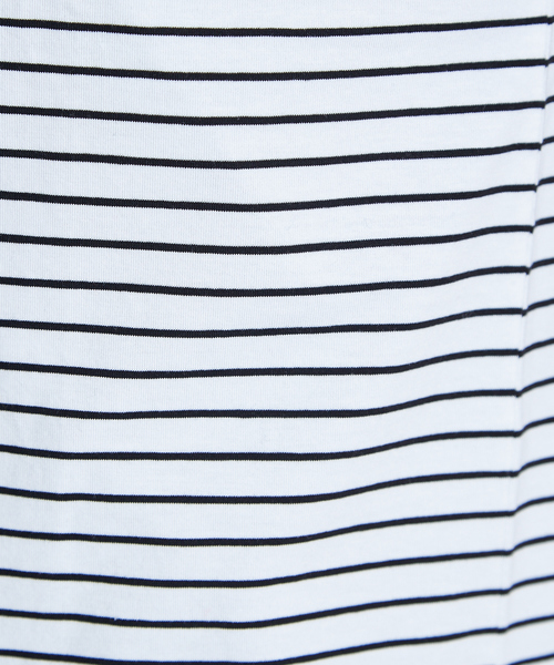 ABAHOUSE(アバハウス)の「キーネック圧着Tシャツ(Tシャツ/カットソー・メンズ・ブラック/ネイビー/オフホワイト/ホワイト系その他・44/46/48)」の11枚目の写真