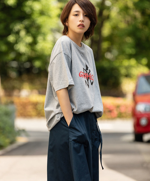 Gramicci(グラミチ)の「GRAMICCI / グラミチ LOGO S/S TEE(Tシャツ/カットソー・メンズ・グレー/ホワイト/ブラック/ミント・M/L/XL/S)」の3枚目の写真
