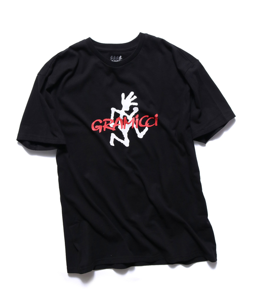 Gramicci(グラミチ)の「GRAMICCI / グラミチ LOGO S/S TEE(Tシャツ/カットソー・メンズ・グレー/ホワイト/ブラック/ミント・M/L/XL/S)」の1枚目の写真