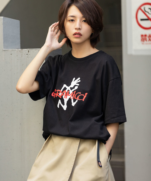 Gramicci(グラミチ)の「GRAMICCI / グラミチ LOGO S/S TEE(Tシャツ/カットソー・メンズ・グレー/ホワイト/ブラック/ミント・M/L/XL/S)」の17枚目の写真