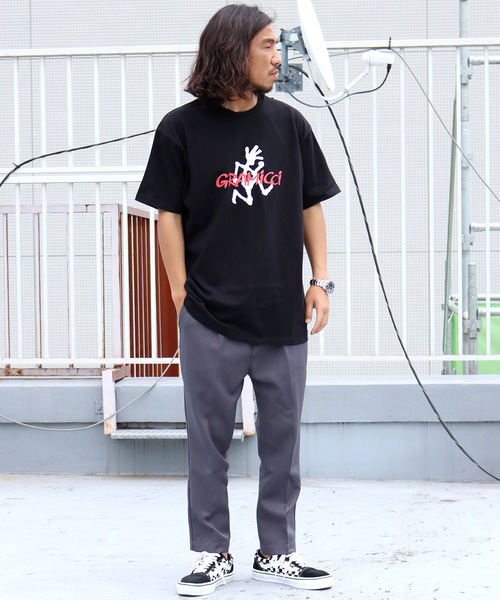 Gramicci(グラミチ)の「GRAMICCI / グラミチ LOGO S/S TEE(Tシャツ/カットソー・メンズ・グレー/ホワイト/ブラック/ミント・M/L/XL/S)」の9枚目の写真