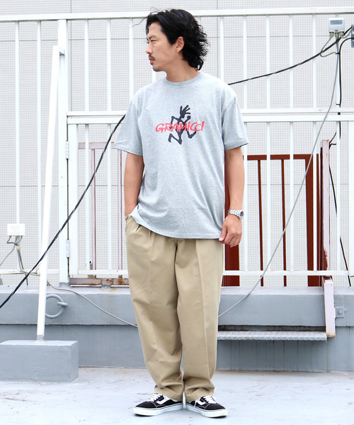 Gramicci(グラミチ)の「GRAMICCI / グラミチ LOGO S/S TEE(Tシャツ/カットソー・メンズ・グレー/ホワイト/ブラック/ミント・M/L/XL/S)」の7枚目の写真