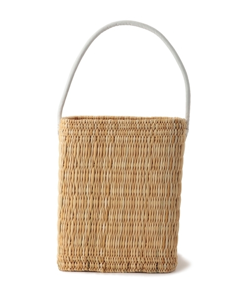 UNITED ARROWS（ユナイテッドアローズ）の「＜Fatima Morocco(ファティマモロッコ＞ ワンハンドル収納バスケット【L】（収納グッズ・ホワイト/ブラック・フリー）」の2枚目の写真