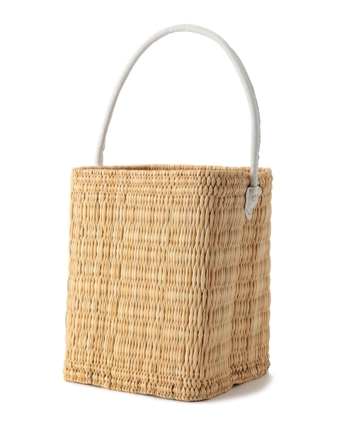 UNITED ARROWS（ユナイテッドアローズ）の「＜Fatima Morocco(ファティマモロッコ＞ ワンハンドル収納バスケット【L】（収納グッズ・ホワイト/ブラック・フリー）」の7枚目の写真