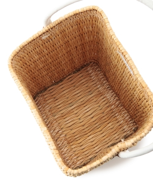 UNITED ARROWS（ユナイテッドアローズ）の「＜Fatima Morocco(ファティマモロッコ＞ ワンハンドル収納バスケット【L】（収納グッズ・ホワイト/ブラック・フリー）」の4枚目の写真