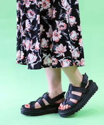 Dr. Martens | 【Dr.Martens/ドクターマーチン】R23800001 YELENA SANDAL HYDRO LEATHER BLK(UKW)(サンダル)