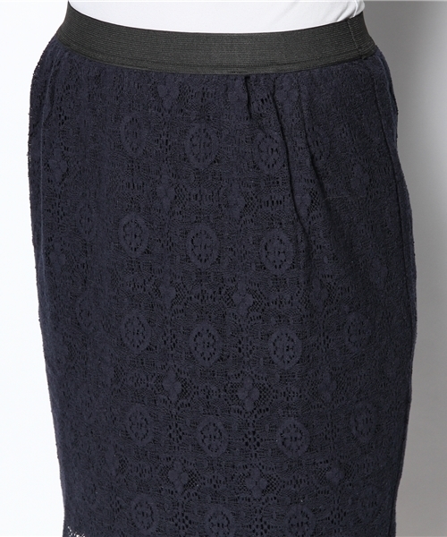 MELROSE claire（メルローズ クレール）の「レーススカート（スカート・レディース・ホワイト/ターコイズブルー/ネイビー・FREE）」の9枚目の写真