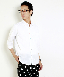 WEGO | カラフルボタン7分袖シャツ(シャツ/ブラウス)