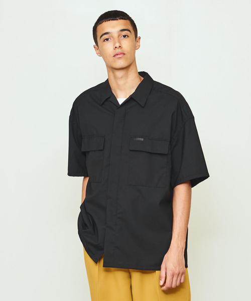 UNITED ARROWS&SONS OPEN SSL SHIRT ブラック 黒 UNITED ARROWS & SONS（ユナイテッドアローズアンドサンズ）の