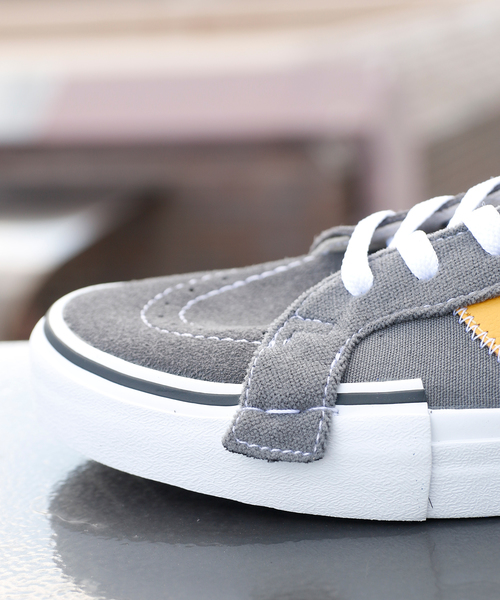 And A（アンドエー）の「VANS ヴァンズ / SK8-HI REISSUE CAP スケートハイ リイシュー サイドジップレザーハイカットスニーカー / VN0A3WM1（スニーカー・メンズ・ブルー/ブラウン×イエロー/ブラック×ピンク・26.5cm/27cm/27.5cm/28cm）」の9枚目の写真