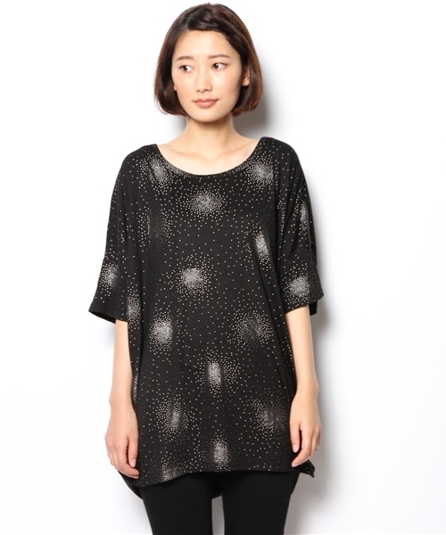 OUTLET(アウトレット)の「【Discoat】ホットフィットチュニック(Tシャツ/カットソー・レディース・オフホワイト/グレー/ブラック・FREE)」の4枚目の写真