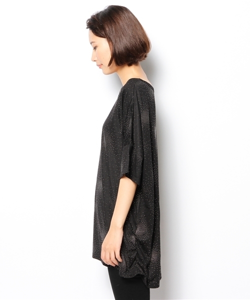 OUTLET(アウトレット)の「【Discoat】ホットフィットチュニック(Tシャツ/カットソー・レディース・オフホワイト/グレー/ブラック・FREE)」の5枚目の写真