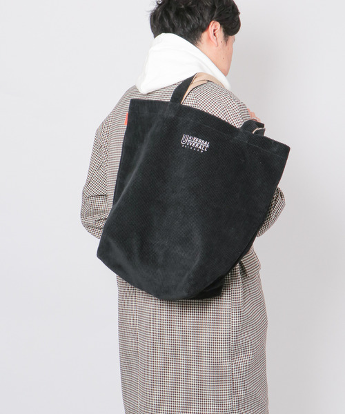 Universal Overall ユニバーサルオーバーオール の Universal Overall コーデュロイトートバッグ トートバッグ Wear