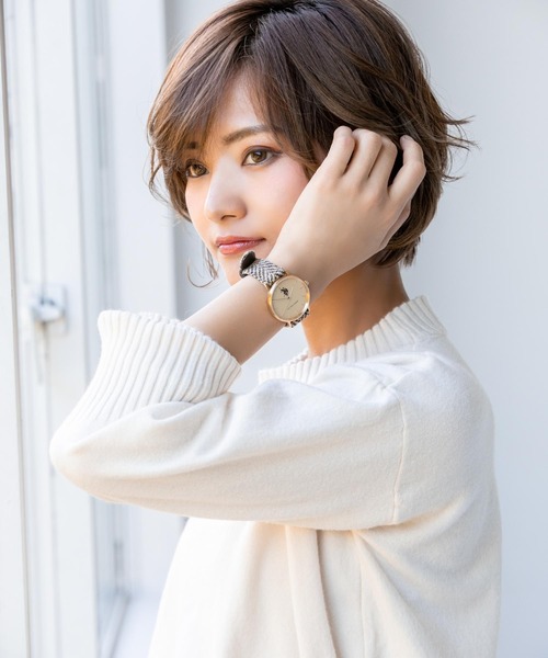 U.S. POLO ASSN.（ユーエスポロアッスン）の「【U.S. POLO ASSN.】ユーエスポロアッスン 腕時計 ブラウンレザー 36mm クォーツ（アナログ腕時計・レディース・シルバー/アイボリー・FREE）」の11枚目の写真