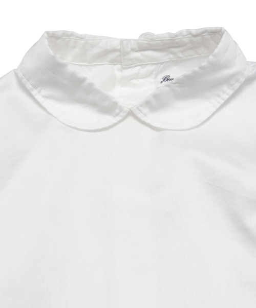 BEAMS BOY（ビームスボーイ）の「BEAMS BOY / チビ ラウンドカラー バックボタン ブラウス（シャツ/ブラウス・レディース・ホワイト・ONE SIZE）」の10枚目の写真