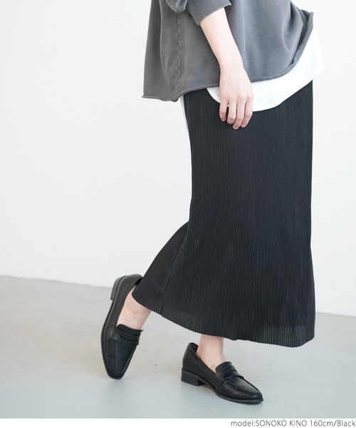 coca（coca）（コカ）の「艶感リブスカート（スカート・レディース・ブラック/パープル/ブラウン/ブルー・ONE SIZE）」の20枚目の写真