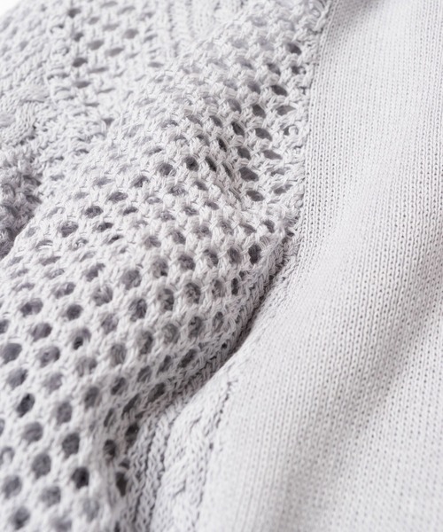 LAYMEE（レイミー）の「Onans knit cardigan / オナンズニットカーディガン（カーディガン/ボレロ・レディース・ホワイト/ブラック/グレー・FREE）」の19枚目の写真