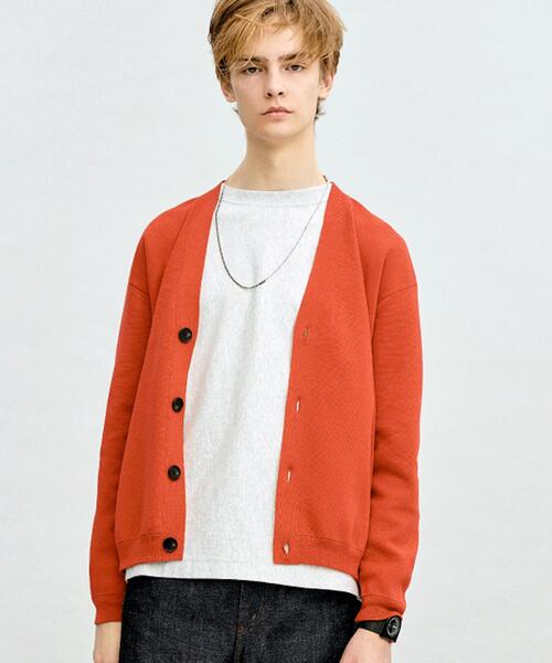 BEAUTY&YOUTH UNITED ARROWS(ビューティーアンドユースユナイテッドアローズ)の「BY ミラノリブ ワイドフォルム カーディガン(カーディガン/ボレロ・メンズ・ブラック/ネイビー/レッド・SMALL/X-LARGE/MEDIUM/LARGE)」の10枚目の写真