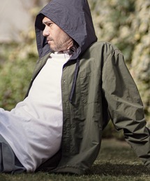 ms4314-Right Hooded Shirt シャツパーカー