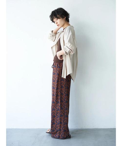 AMERICAN HOLIC(アメリカンホリック)の「スキッパースタンドカラーシャツ *(シャツ/ブラウス・レディース・ホワイト系その他6/ブルー系その他4/オフホワイト/ベージュ・M/L)」の15枚目の写真