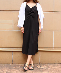 MODE ROBE | シャーリングキャミワンピース(ワンピース)