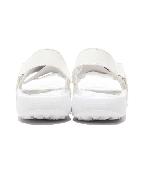 le coq sportif(ルコックスポルティフ)の「le coq sportif ルコック スポルティフ LA ジュアン クロスベルト ラック LA JUAN CROSS BRLT RACK(サンダル・レディース・ホワイト/ブラック・23.0cm/24.0cm/25.0cm)」の5枚目の写真