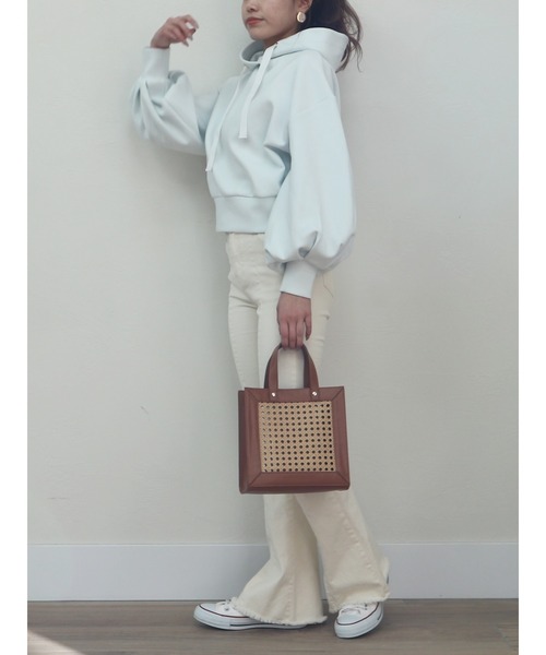 ROYAL PARTY(ロイヤルパーティー)の「【ZOZO限定】プルオーバーパーカー(パーカー・レディース・パープル/ボルドー/ベージュ/オフホワイト/ブラック/ブルー/グリーン・FREE)」の22枚目の写真