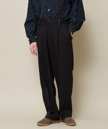 ADAM ET ROPE' | 2WAY サスペンダー付き ドレープワイドスラックス(その他パンツ)