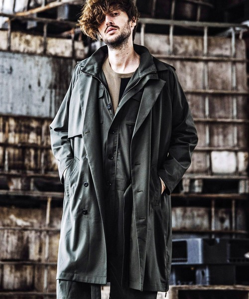 オンライン限定商品 Bigフードトレンチコート トレンチコート Sutevalle Org