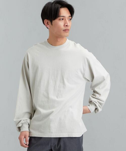 LOS ANGELES APPAREL（ロサンゼルスアパレル）の「OTL 別注 [ ロサンゼルスアパレル ] LOS ANGELES APPAREL G/D 長袖 Tシャツ（Tシャツ/カットソー・メンズ・ブラック/ベージュ/ケリー/ダークブラウン・MEDIUM/X-LARGE/LARGE）」の3枚目の写真