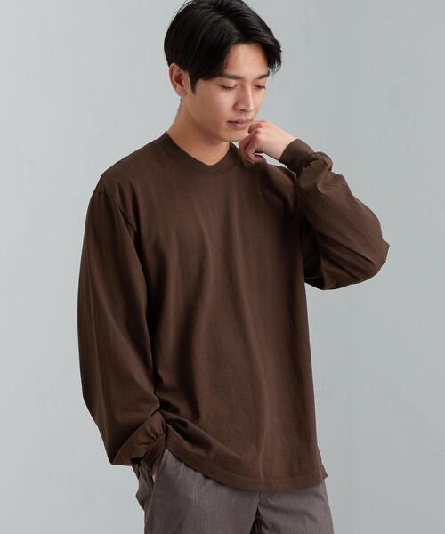 LOS ANGELES APPAREL（ロサンゼルスアパレル）の「OTL 別注 [ ロサンゼルスアパレル ] LOS ANGELES APPAREL G/D 長袖 Tシャツ（Tシャツ/カットソー・メンズ・ブラック/ベージュ/ケリー/ダークブラウン・MEDIUM/X-LARGE/LARGE）」の13枚目の写真