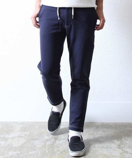 coen（コーエン）の「【MBC】裏毛スウェットイージーパンツ(ユニセックス)（その他パンツ・メンズ・グレー/ネイビー・X-SMALL/MEDIUM/LARGE/X-LARGE/SMALL）」の2枚目の写真