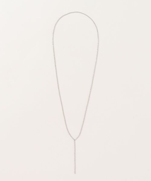koe(コエ)の「ボールチェーンロングネックレス*(ネックレス・レディース・ゴールド/シルバー・FREE)」の2枚目の写真