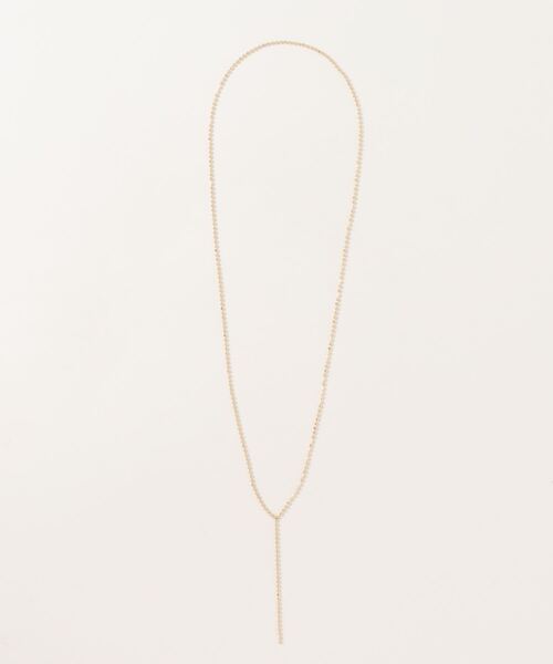 koe(コエ)の「ボールチェーンロングネックレス*(ネックレス・レディース・ゴールド/シルバー・FREE)」の1枚目の写真