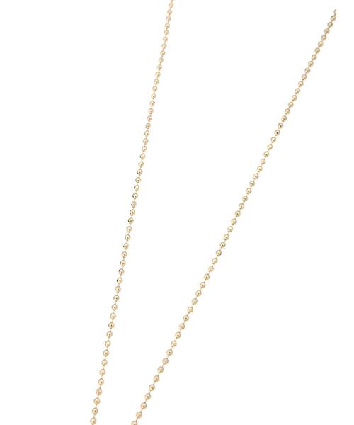 koe(コエ)の「ボールチェーンロングネックレス*(ネックレス・レディース・ゴールド/シルバー・FREE)」の6枚目の写真