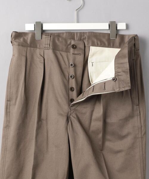 UNITED ARROWS（ユナイテッドアローズ）の「＜Scye (サイ）＞ フレンチ アーミー チノ（チノパンツ・メンズ・ベージュ/ダークブラウン・40/36/38）」の4枚目の写真