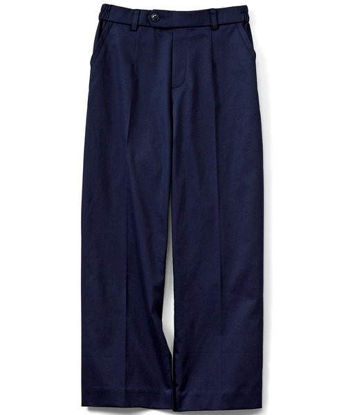 IEDIT(イディット)の「IEDIT 花粉リリース&撥水加工・UVカット機能がうれしい 伸びやかな美脚サテンチノセミワイドパンツ(チノパンツ・レディース・ブラック/ベージュ/ネイビー・MEDIUM/LARGE/X-LARGE/XX-LARGE/XXX-LARGE/SMALL)」の2枚目の写真